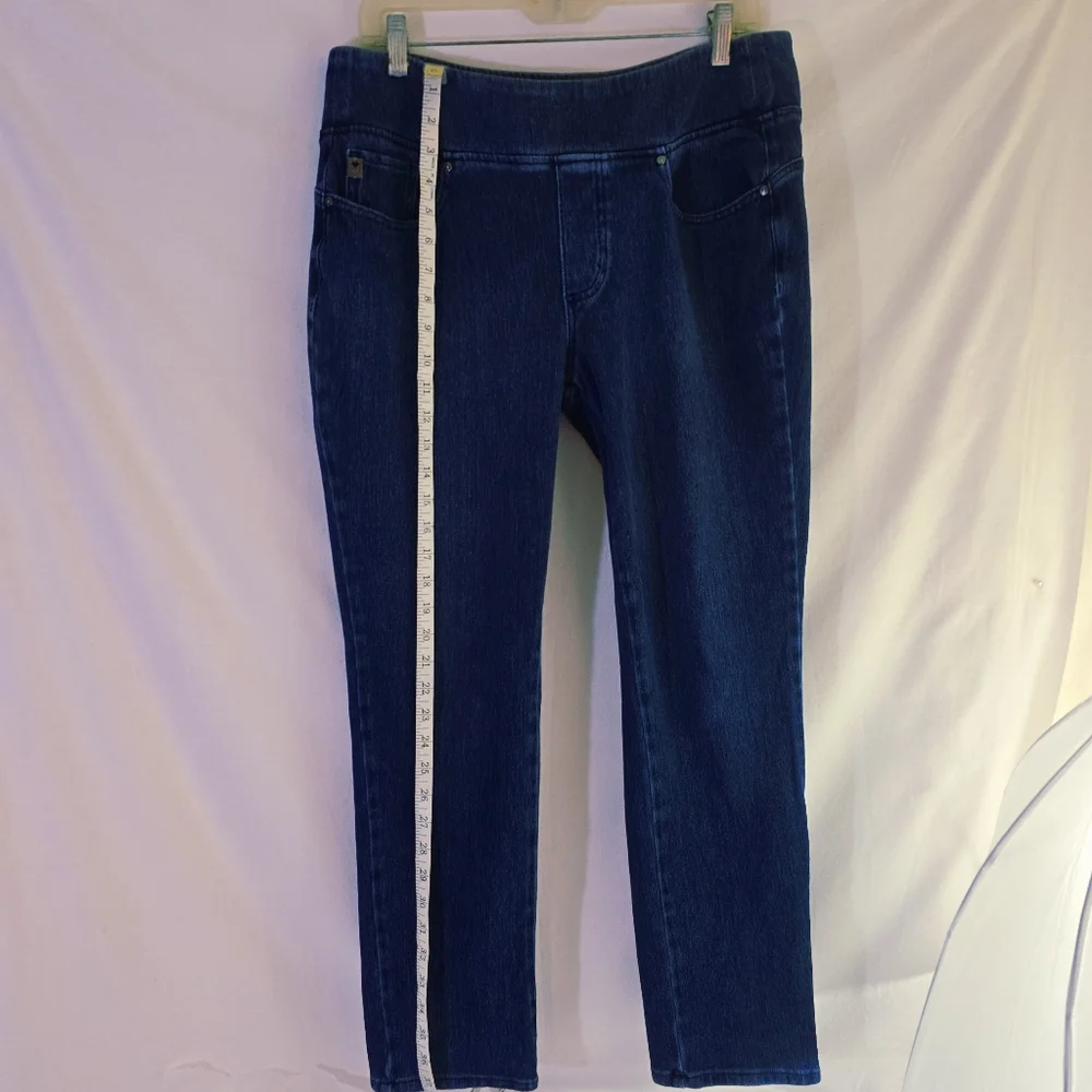 Belle By Kim Gravel Flexibelle #A460167 Curve Belle Twilight Wash Jeans Sz 14 - Picture 2 of 12